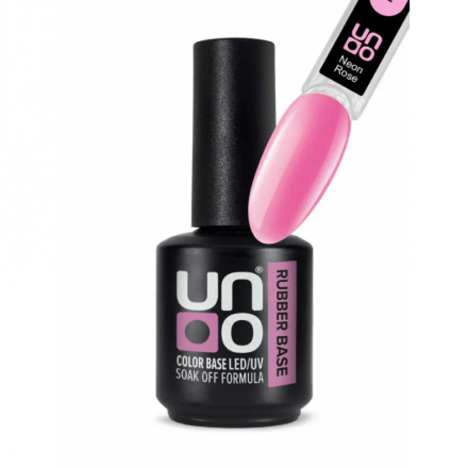 

Камуфлирующее базовое покрытие для гель-лака Uno Rubber 12г Neon Ros, Neon