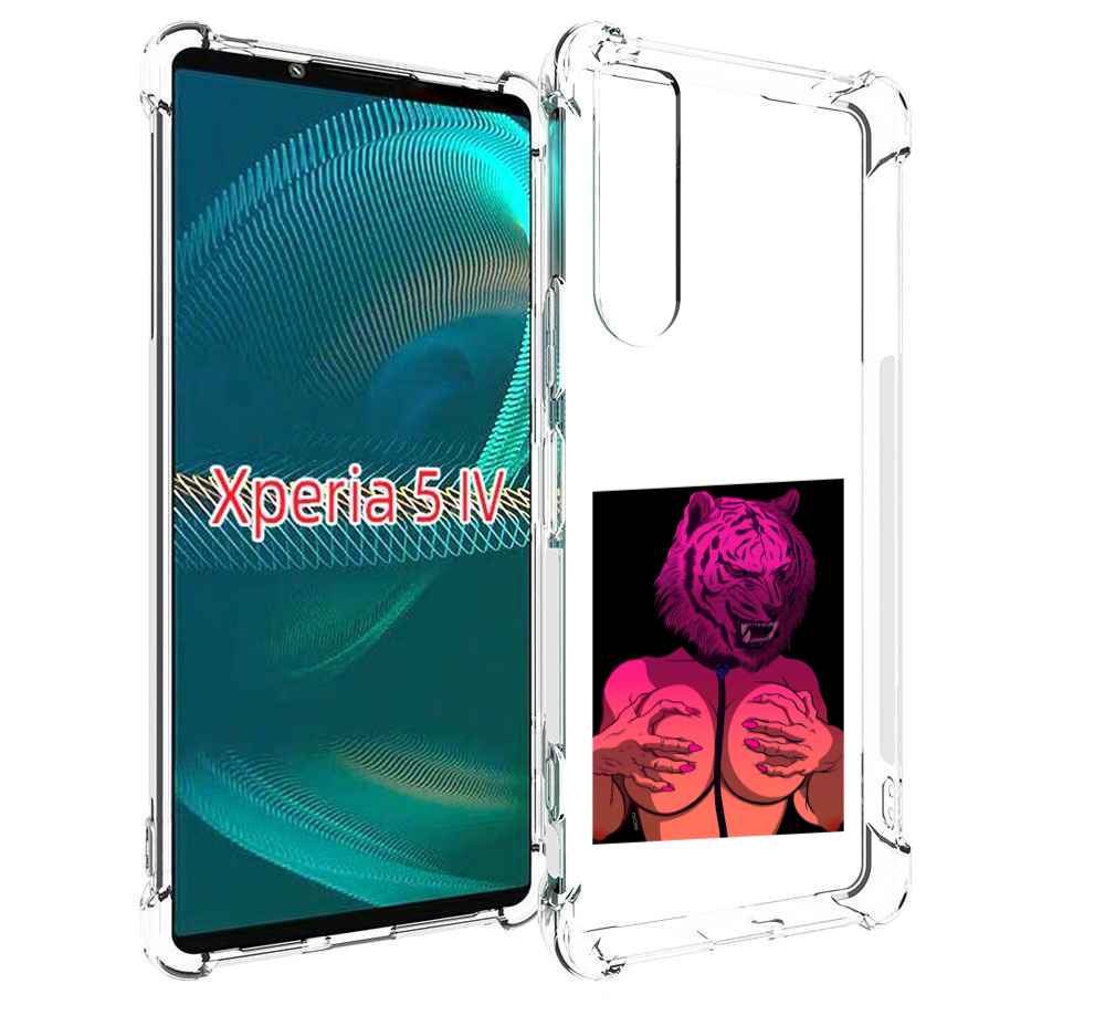 

Чехол MyPads тигр с секретом женский для Sony Xperia 5 IV (5-4), Прозрачный, Tocco