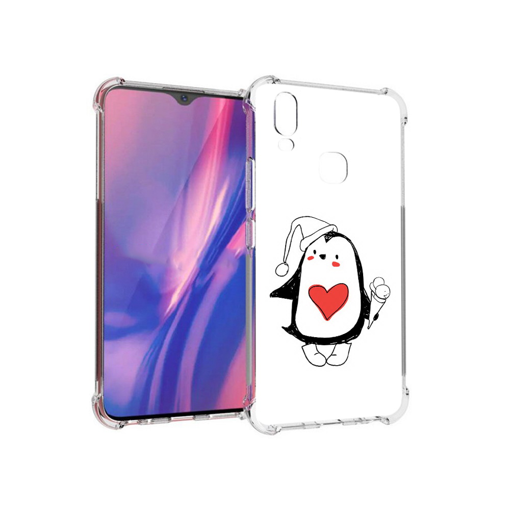 

Чехол MyPads Tocco для Vivo Y11 Пингвин с мороженым (PT144890.422.135), Прозрачный, Tocco