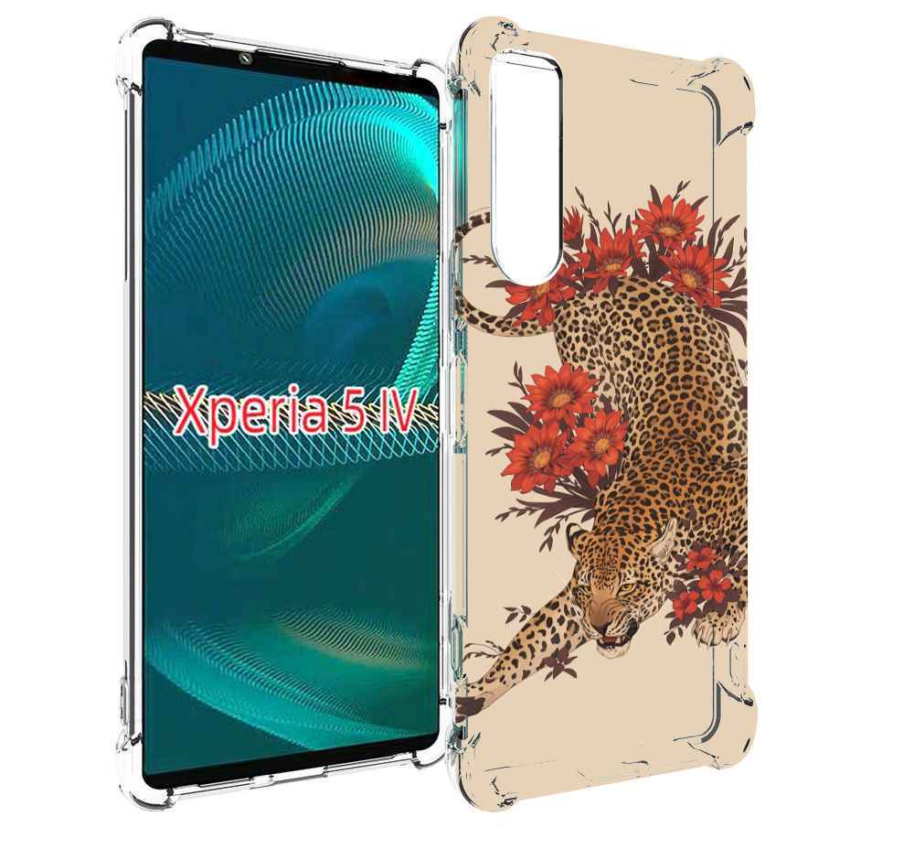 

Чехол MyPads тигр-из-цветов для Sony Xperia 5 IV (5-4), Прозрачный, Tocco