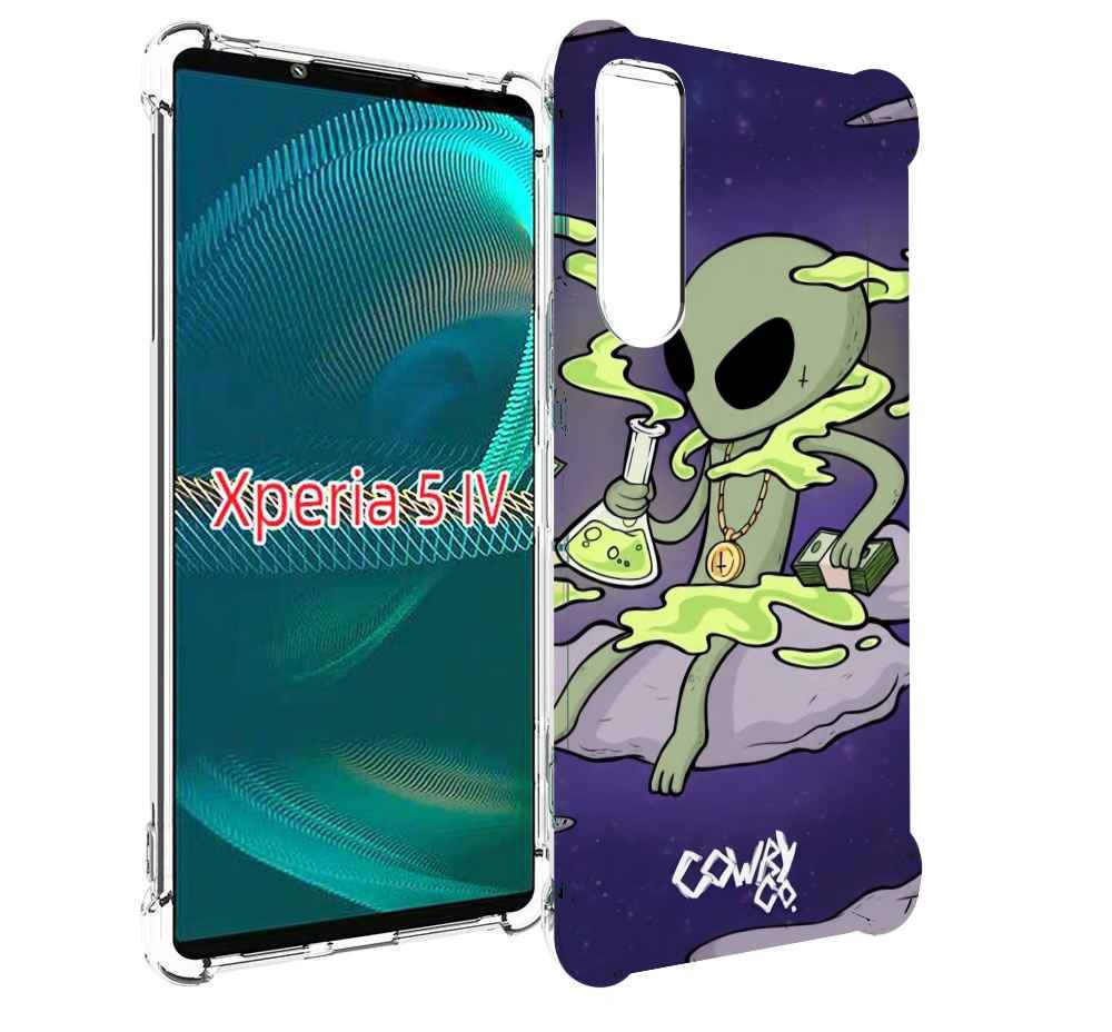 

Чехол MyPads токсичный инопланетянин для Sony Xperia 5 IV (5-4), Прозрачный, Tocco