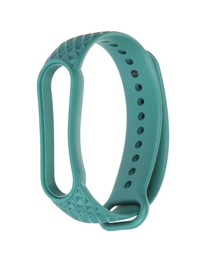 

Ремешок Zibelino для Mi Band 5/6 Silicone Waffle Green ZBS-W-XIMB5-GRN, Mi Band 5/6