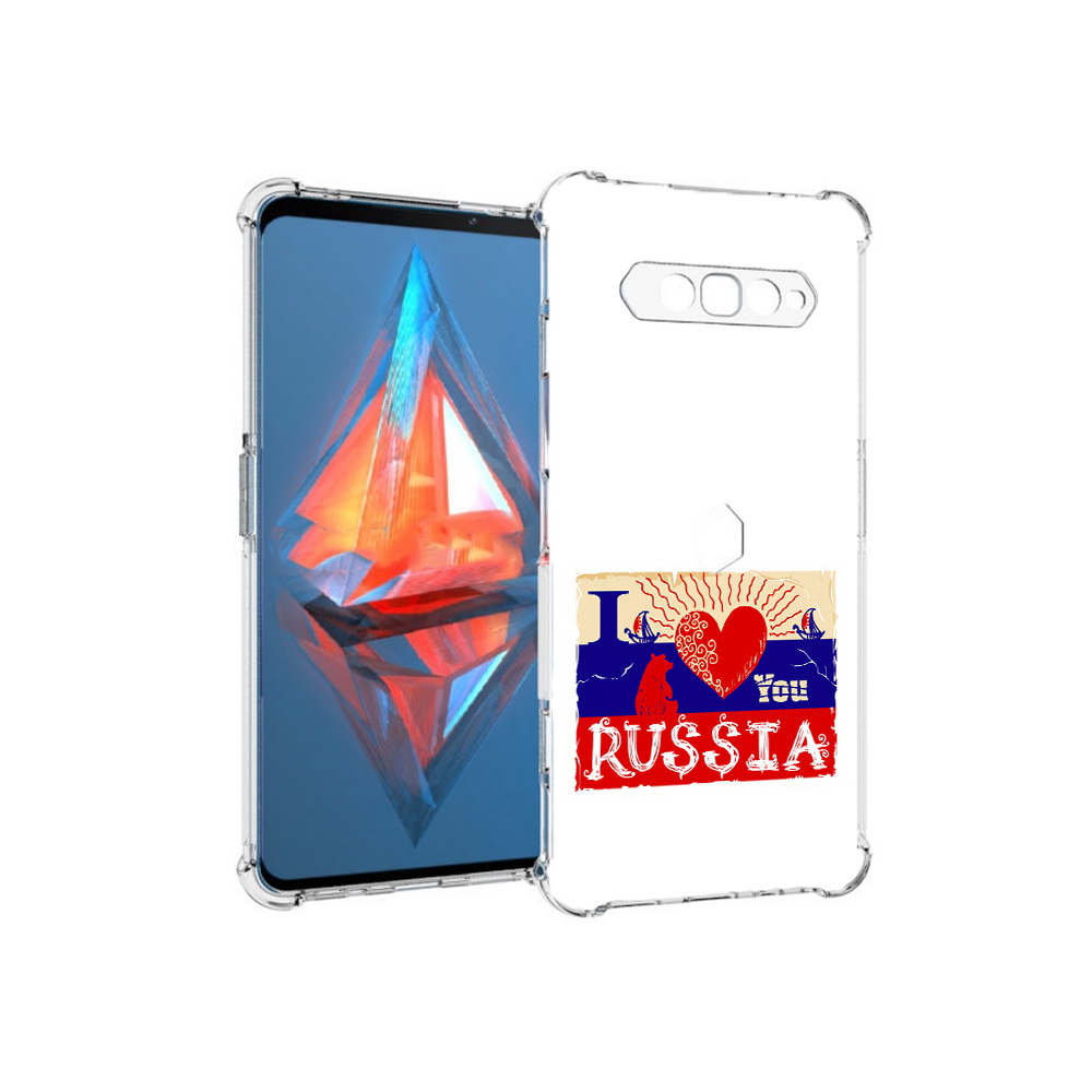 

Чехол MyPads Tocco для Xiaomi Black Shark 4 Люблю Россию (PT162389.266.112), Прозрачный, Tocco