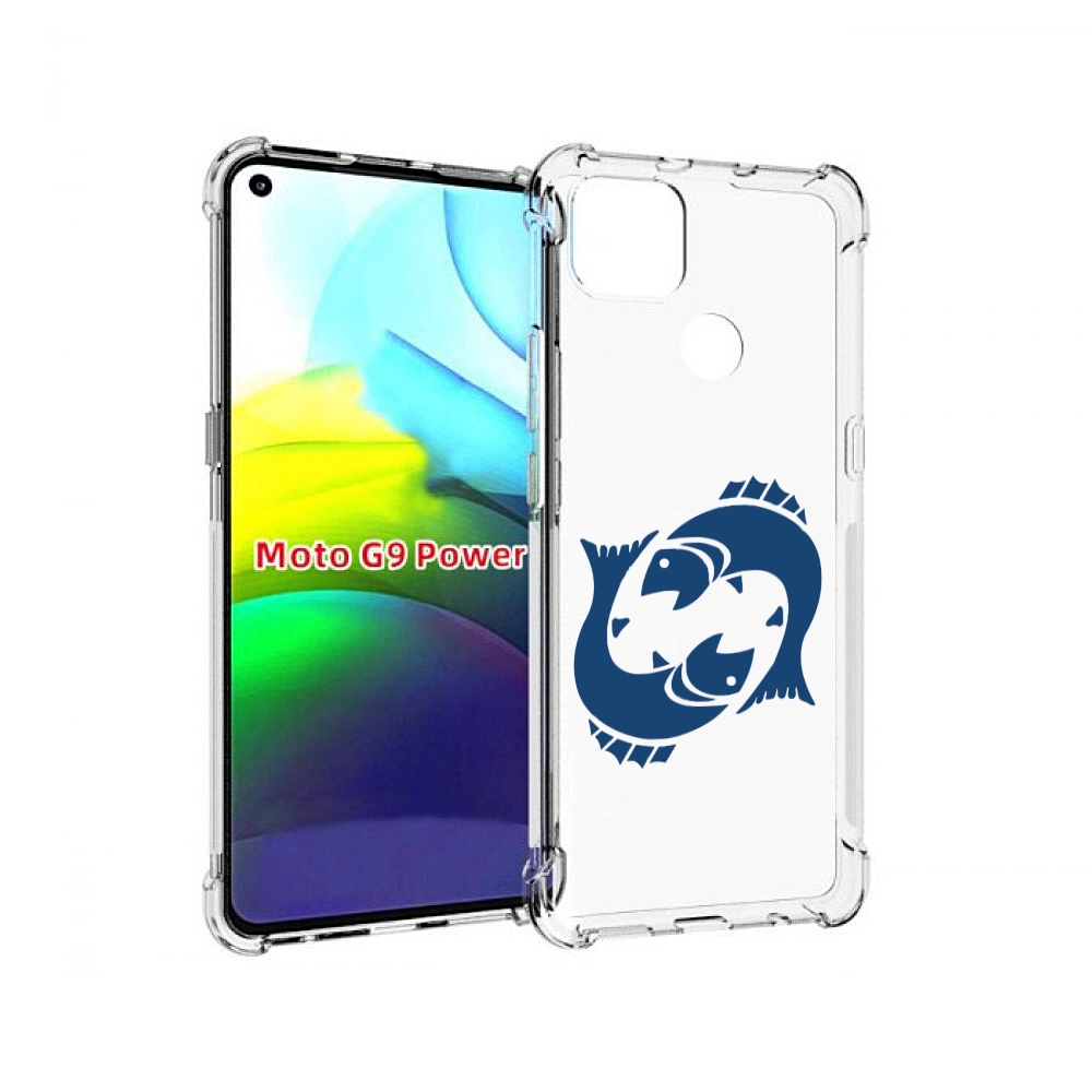 

Чехол MyPads знак-зодиака-рыбы-7 для Motorola Moto G9 Power, Прозрачный, Tocco