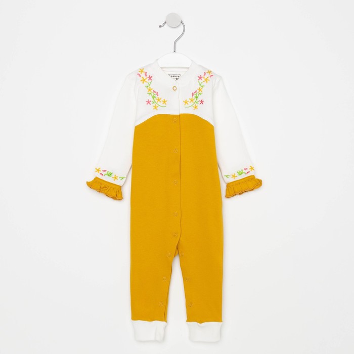 

Комбинезон детский Bonito kids Р00017669, жёлтый, 62