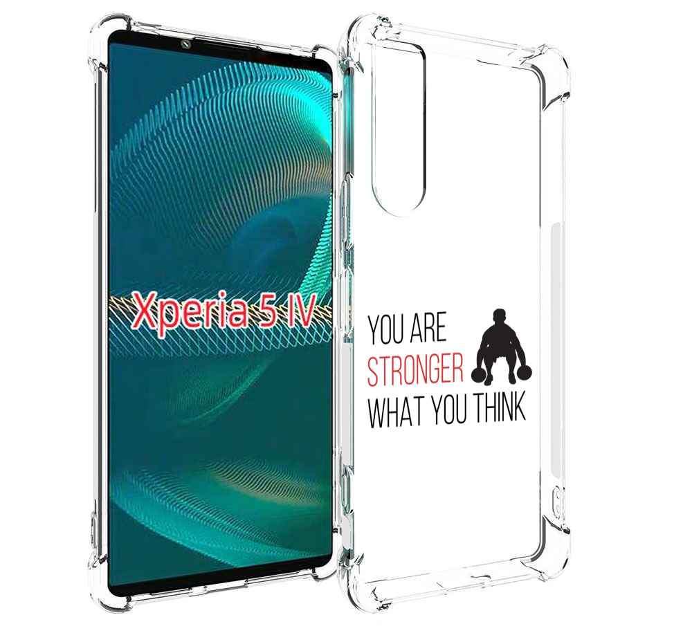 

Чехол MyPads ты-сильнее-чем-думаешь для Sony Xperia 5 IV (5-4), Прозрачный, Tocco