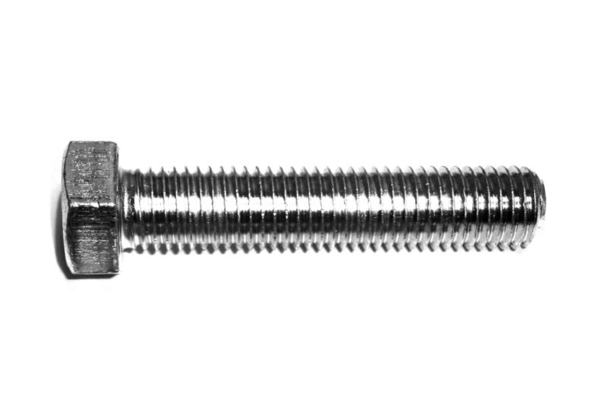 фото Болт зубр с шестигранной головкой, din 933, m8x40 мм, тф6, 4 шт