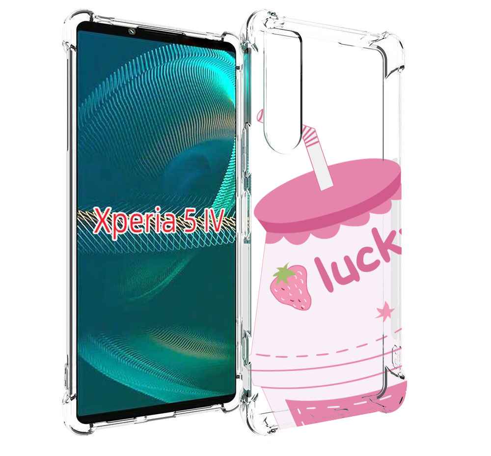 

Чехол MyPads удачный-напиток для Sony Xperia 5 IV (5-4), Прозрачный, Tocco