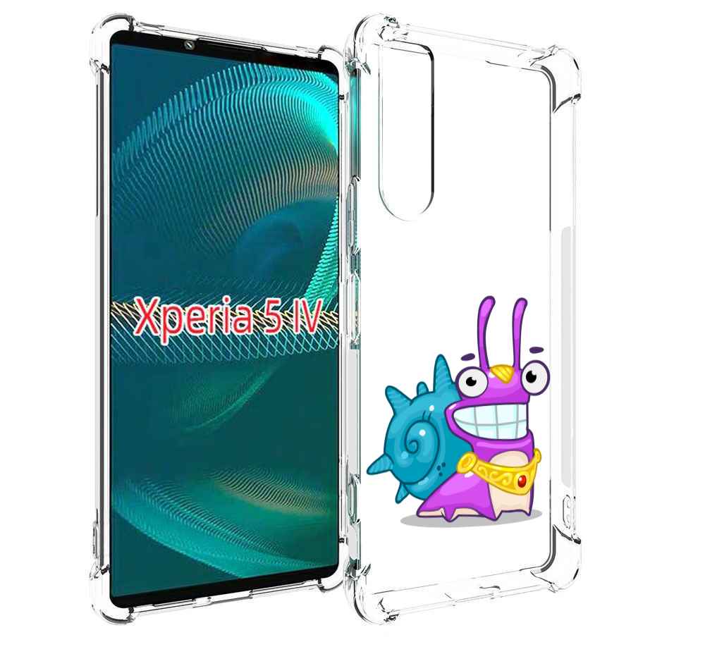 

Чехол MyPads улитка-принц для Sony Xperia 5 IV (5-4), Прозрачный, Tocco