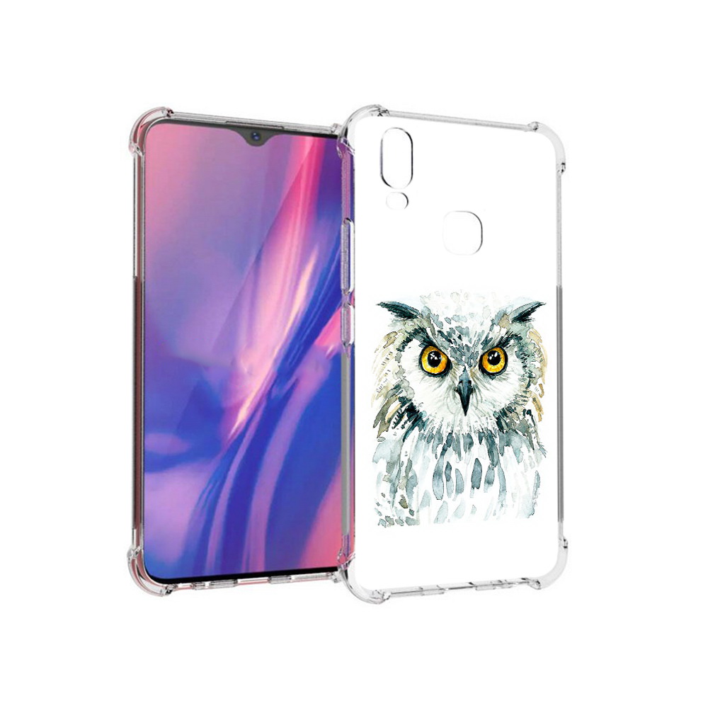 

Чехол MyPads Tocco для Vivo Y11 Серьезная сова (PT144890.422.156), Прозрачный, Tocco