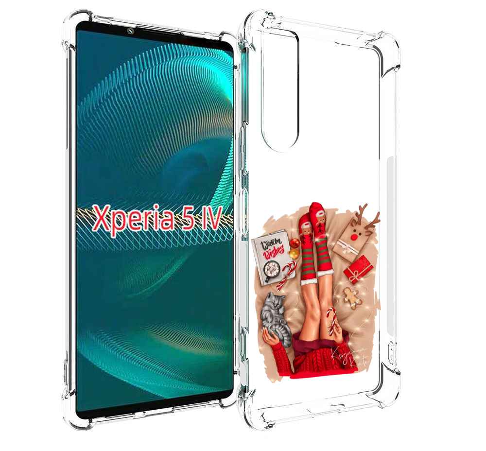 

Чехол MyPads уютный-арт женский для Sony Xperia 5 IV (5-4), Прозрачный, Tocco