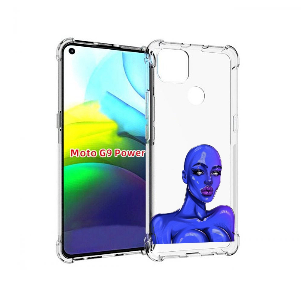 

Чехол MyPads инопланетянка для Motorola Moto G9 Power, Прозрачный, Tocco