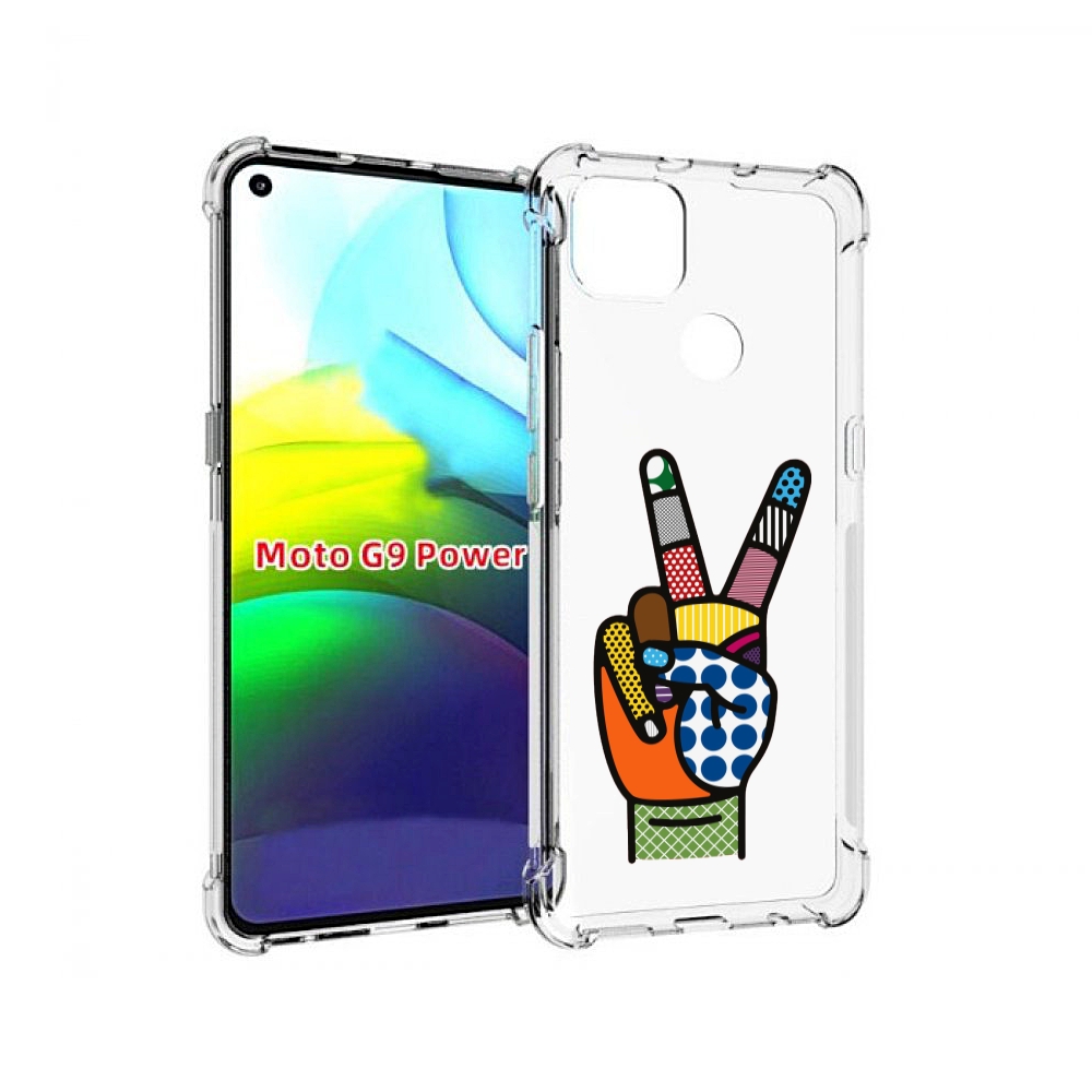 

Чехол MyPads йоу пальчики для Motorola Moto G9 Power, Прозрачный, Tocco