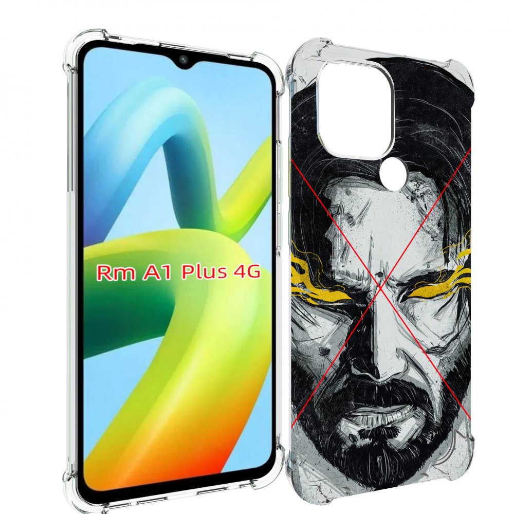 

Чехол MyPads Джон-Уик для Xiaomi Redmi A1 Plus +, Прозрачный, Tocco