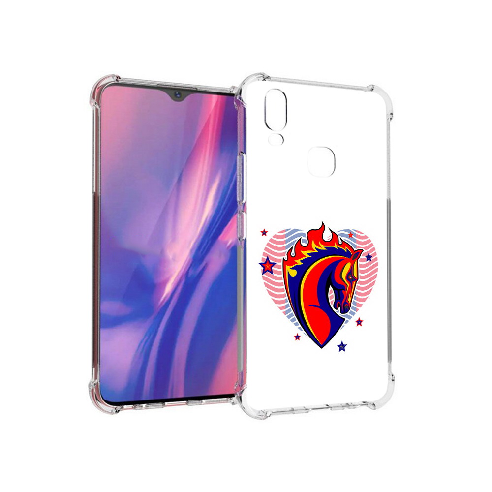 

Чехол MyPads Tocco для Vivo Y11 ФК ЦСЛ Лошадь (PT144890.422.180), Прозрачный, Tocco