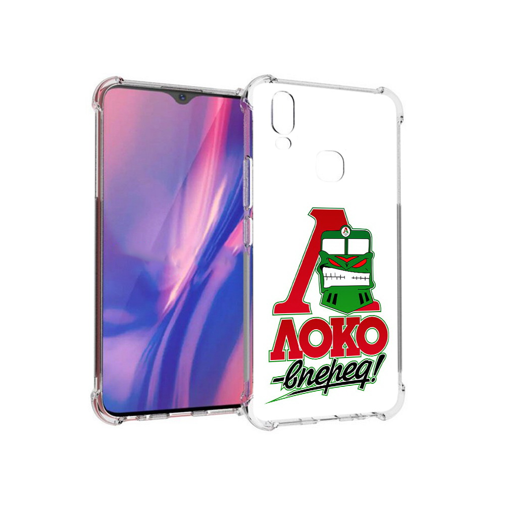 

Чехол MyPads Tocco для Vivo Y11 ФК локо вперед (PT144890.422.181), Прозрачный, Tocco