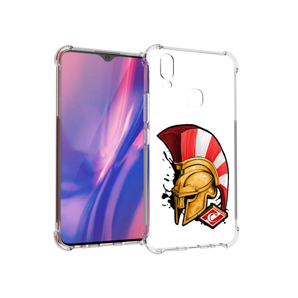 

Чехол MyPads Tocco для Vivo Y11 ФК спартак шлем (PT144890.422.185), Прозрачный, Tocco