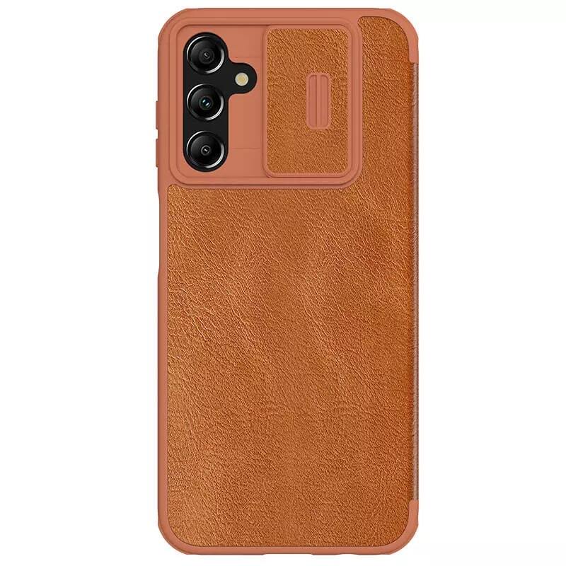 

Кожаный чехол-книжка Nillkin Leather Qin Pro для Samsung Galaxy A24, коричневый, Leather Qin Pro