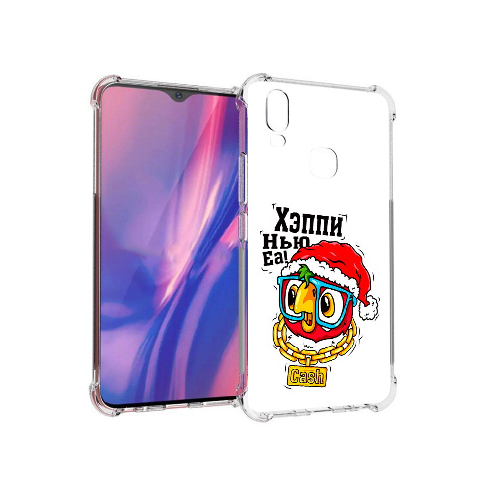 

Чехол MyPads Tocco для Vivo Y11 Хэппи нью еа (PT144890.422.196), Прозрачный, Tocco