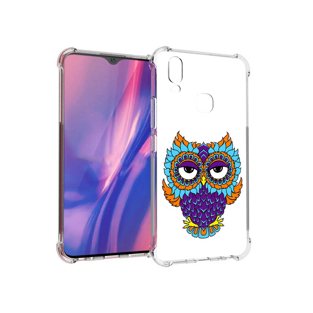 

Чехол MyPads Tocco для Vivo Y11 Цветная сова (PT144890.422.198), Прозрачный, Tocco