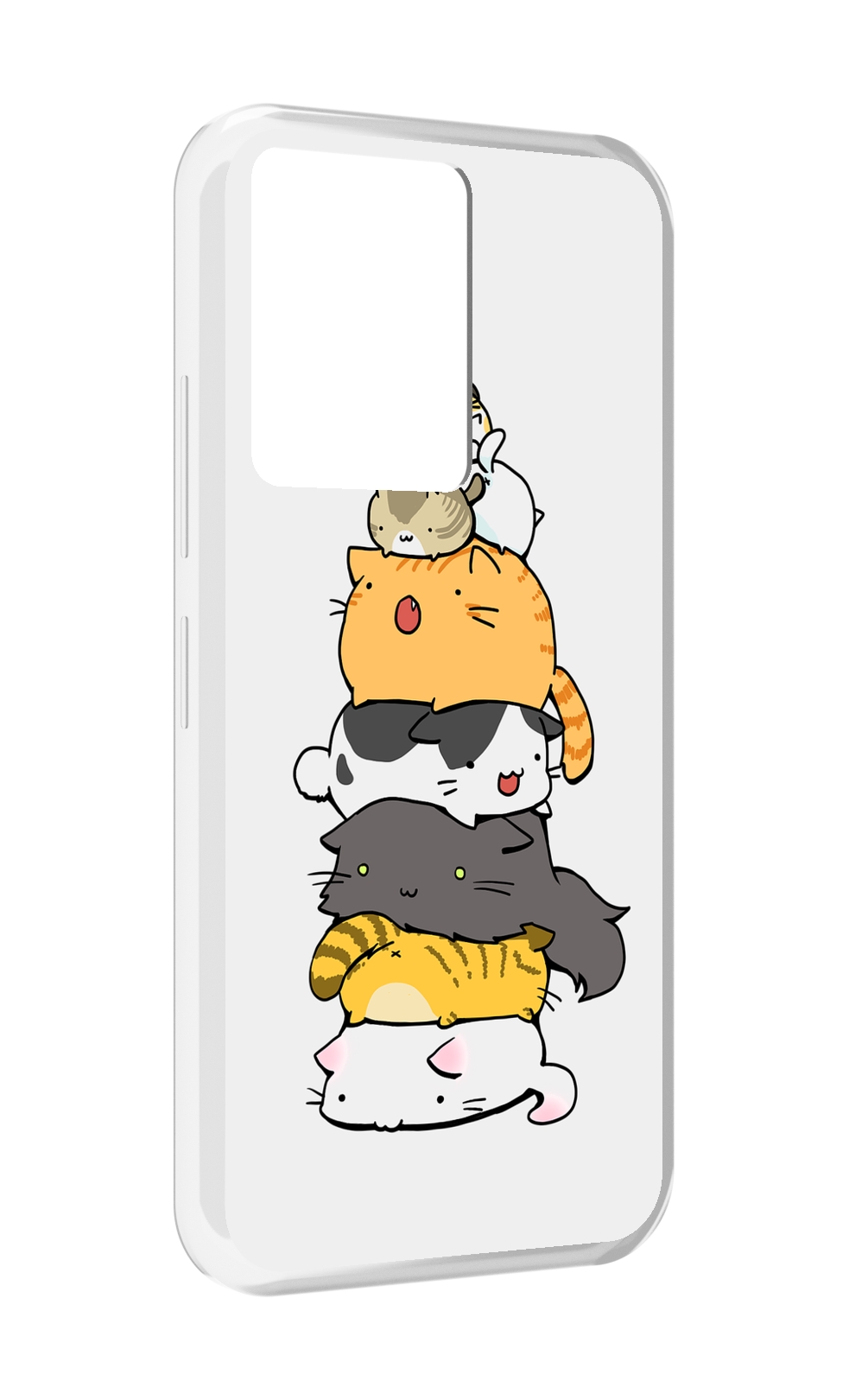 

Чехол MyPads много-маленьких-котиков для Infinix Note 12 5G X671 / Note 12 Pro 5G, Прозрачный, Tocco