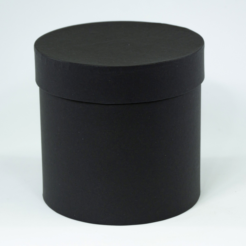 Коробка подарочная 15 x 15 см Азалия Декор круглая черная