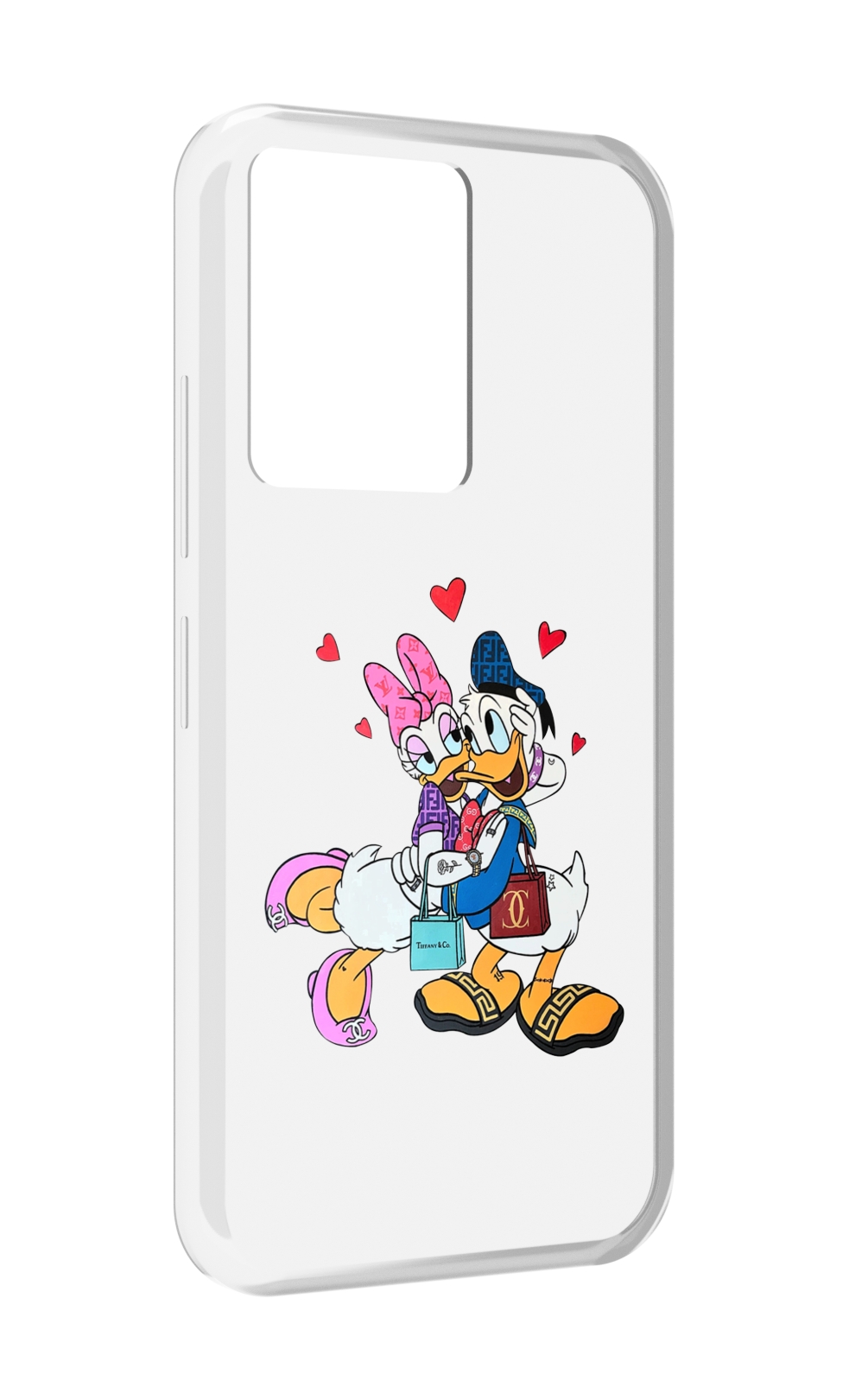 

Чехол MyPads модные-влюбленные-утки для Infinix Note 12 5G X671 / Note 12 Pro 5G, Прозрачный, Tocco