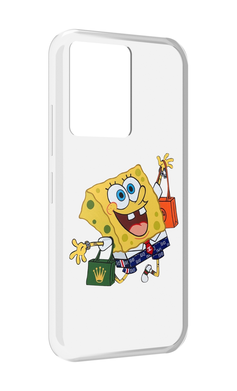 

Чехол MyPads модный-спанч-боб для Infinix Note 12 5G X671 / Note 12 Pro 5G, Прозрачный, Tocco