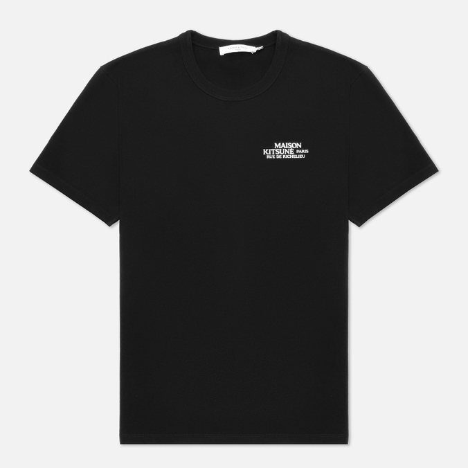

Футболка мужская Maison Kitsune IU00120KJ0008-P199 черная XL, IU00120KJ0008-P199