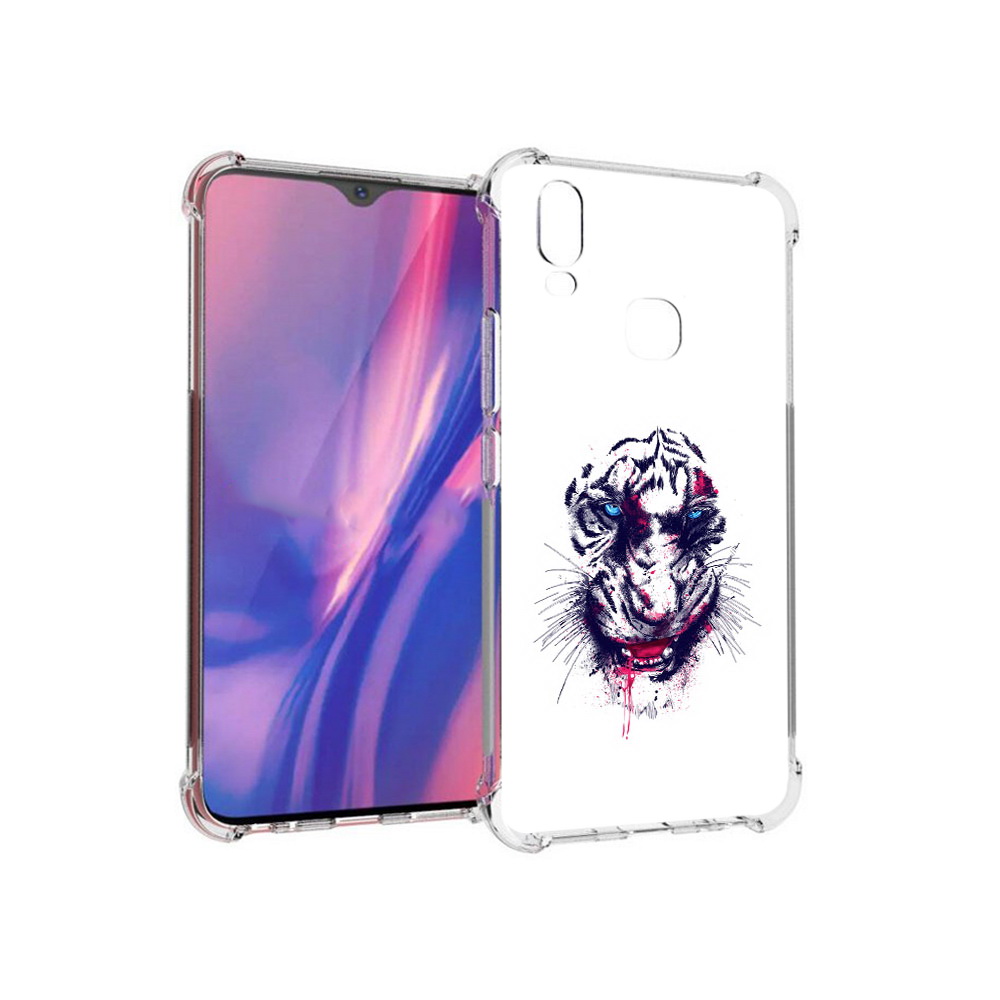 

Чехол MyPads Tocco для Vivo Y11 безумный тигр (PT144890.422.228), Прозрачный, Tocco