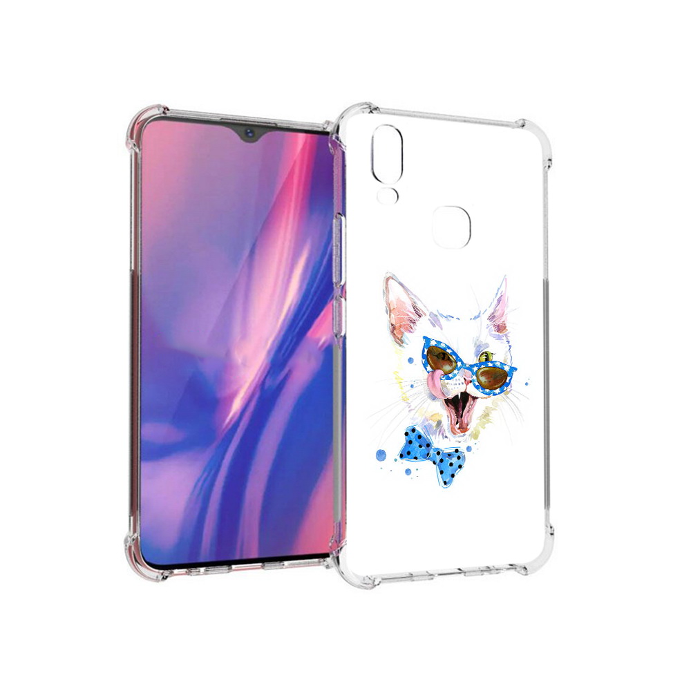 

Чехол MyPads Tocco для Vivo Y11 белый кот (PT144890.422.229), Прозрачный, Tocco