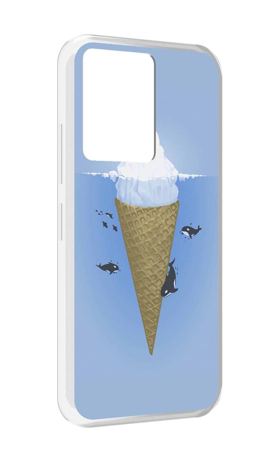 

Чехол MyPads мороженное-у-косаток для Infinix Note 12 5G X671 / Note 12 Pro 5G, Прозрачный, Tocco