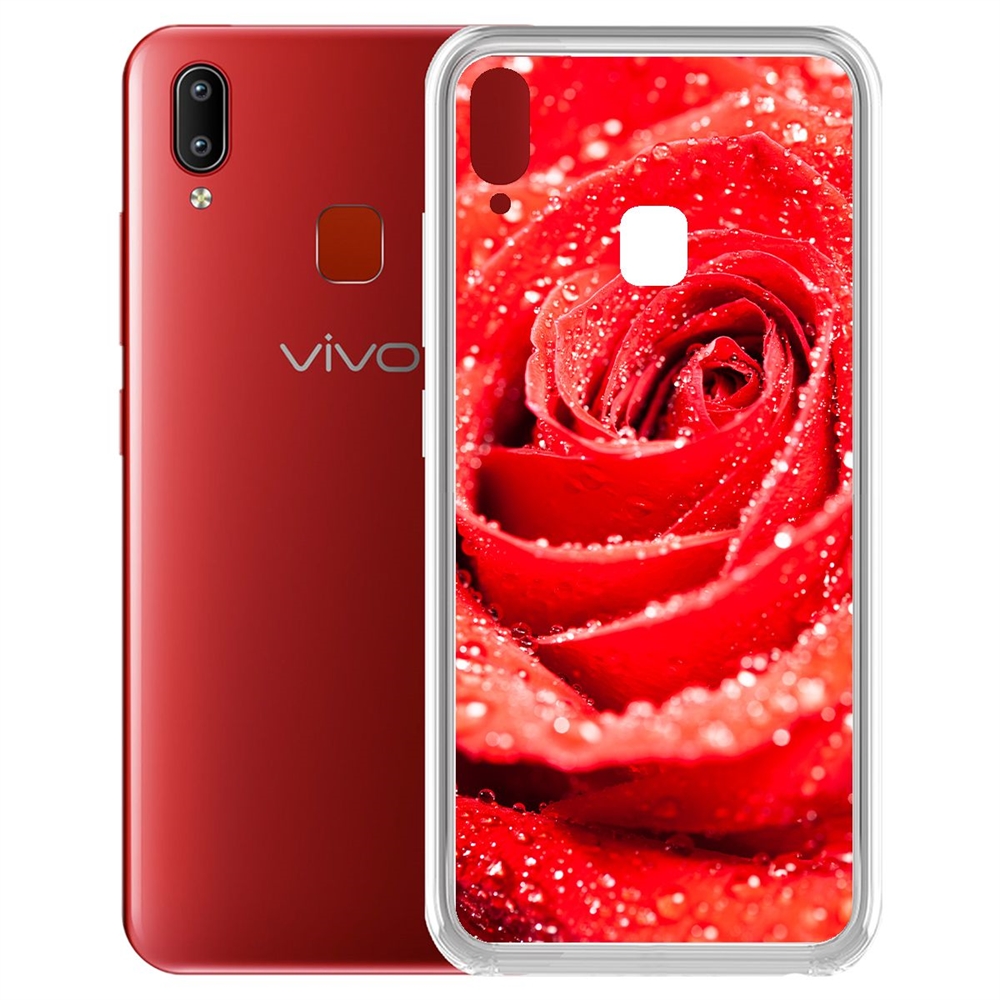 

Чехол-накладка Роза для Vivo Y91/Y91i/Y93/Y95, Прозрачный