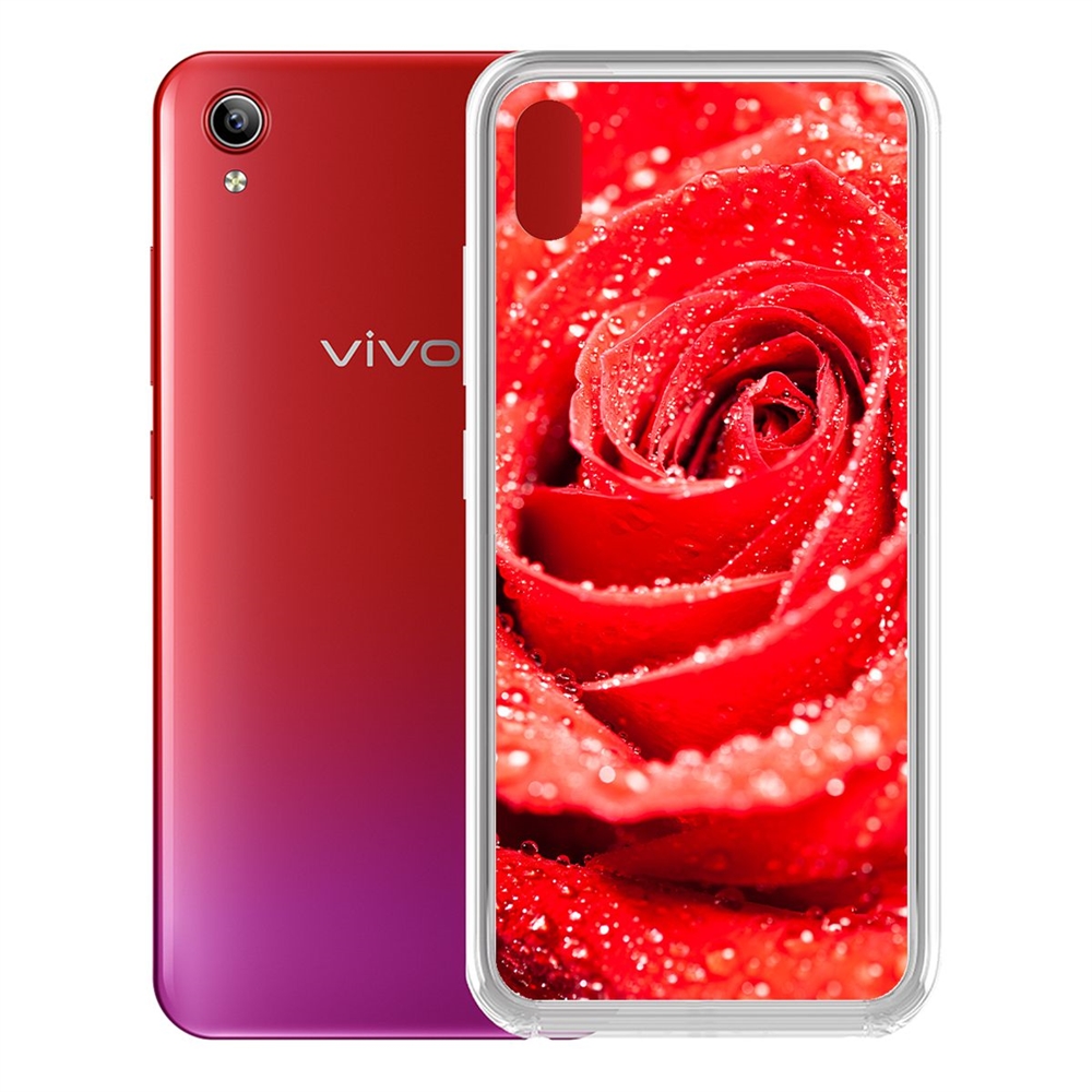 

Чехол-накладка Роза для Vivo Y91C, Прозрачный