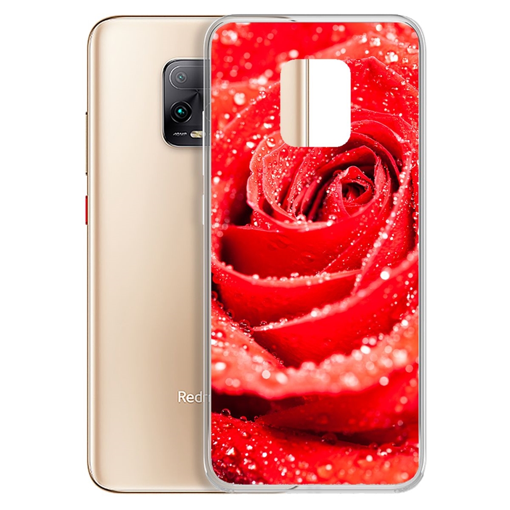 

Чехол-накладка Роза для Xiaomi Redmi 10X 5G/10X Pro 5G, Прозрачный