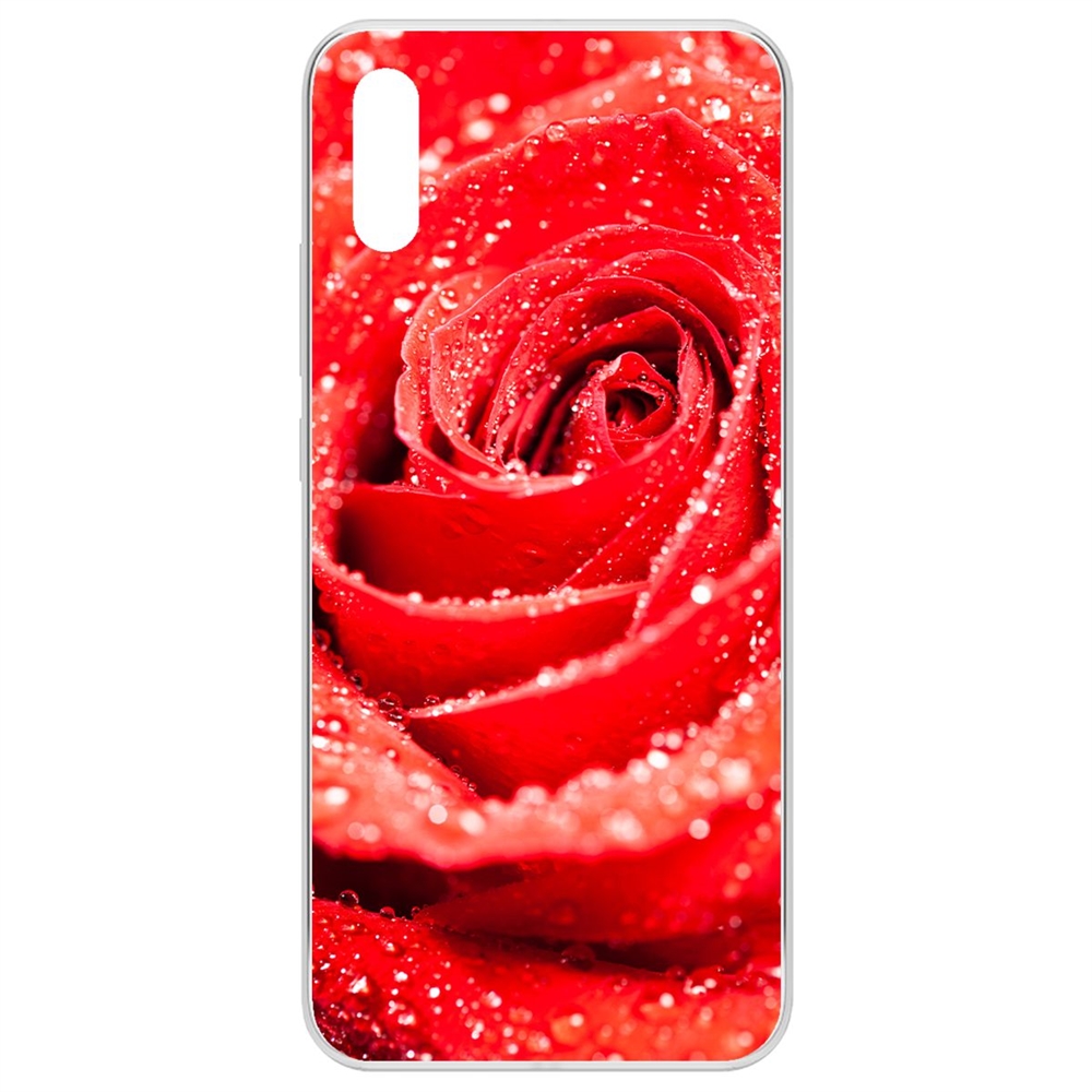 

Чехол-накладка Роза для Xiaomi Redmi 9A, Прозрачный