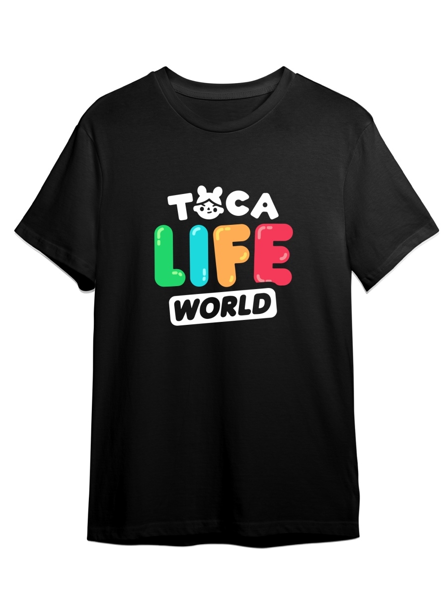 фото Футболка унисекс сувенирshop toca life world/тока 1 черный 3xl