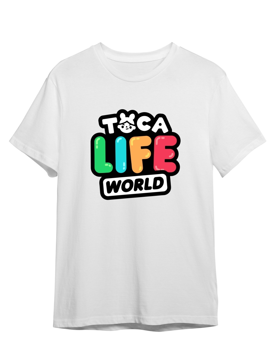 фото Футболка унисекс сувенирshop toca life world/тока 1 белый 2xl