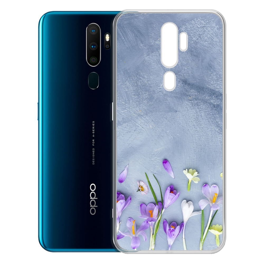 

Чехол-накладка Цветочное настроение для OPPO A5 (2020)/A9 (2020), Прозрачный