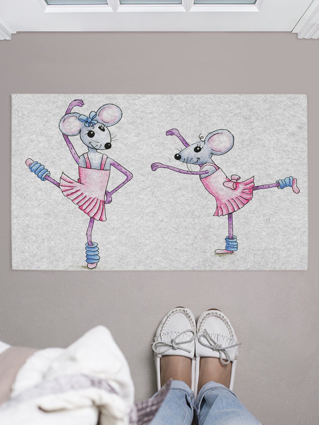 

Придверный коврик в прихожую для обуви, на резиновой основе, 75x45 см door_62484 JoyArty