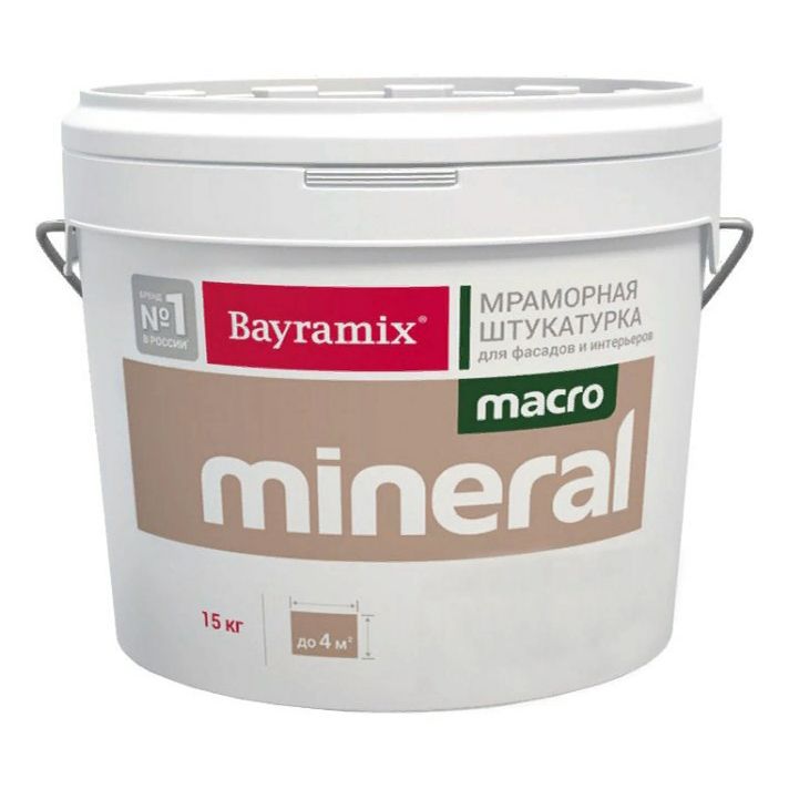 фото Штукатурка bayramix macro mineral xl 15 кг