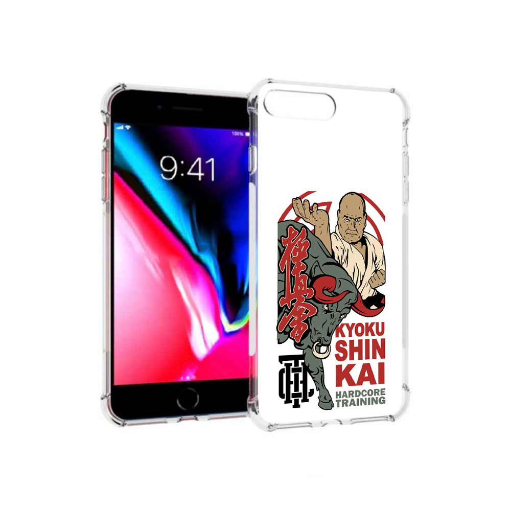 

Чехол MyPads Tocco для Apple iPhone 8 Plus единоборства рисунок (PT70866.609.343), Прозрачный, Tocco