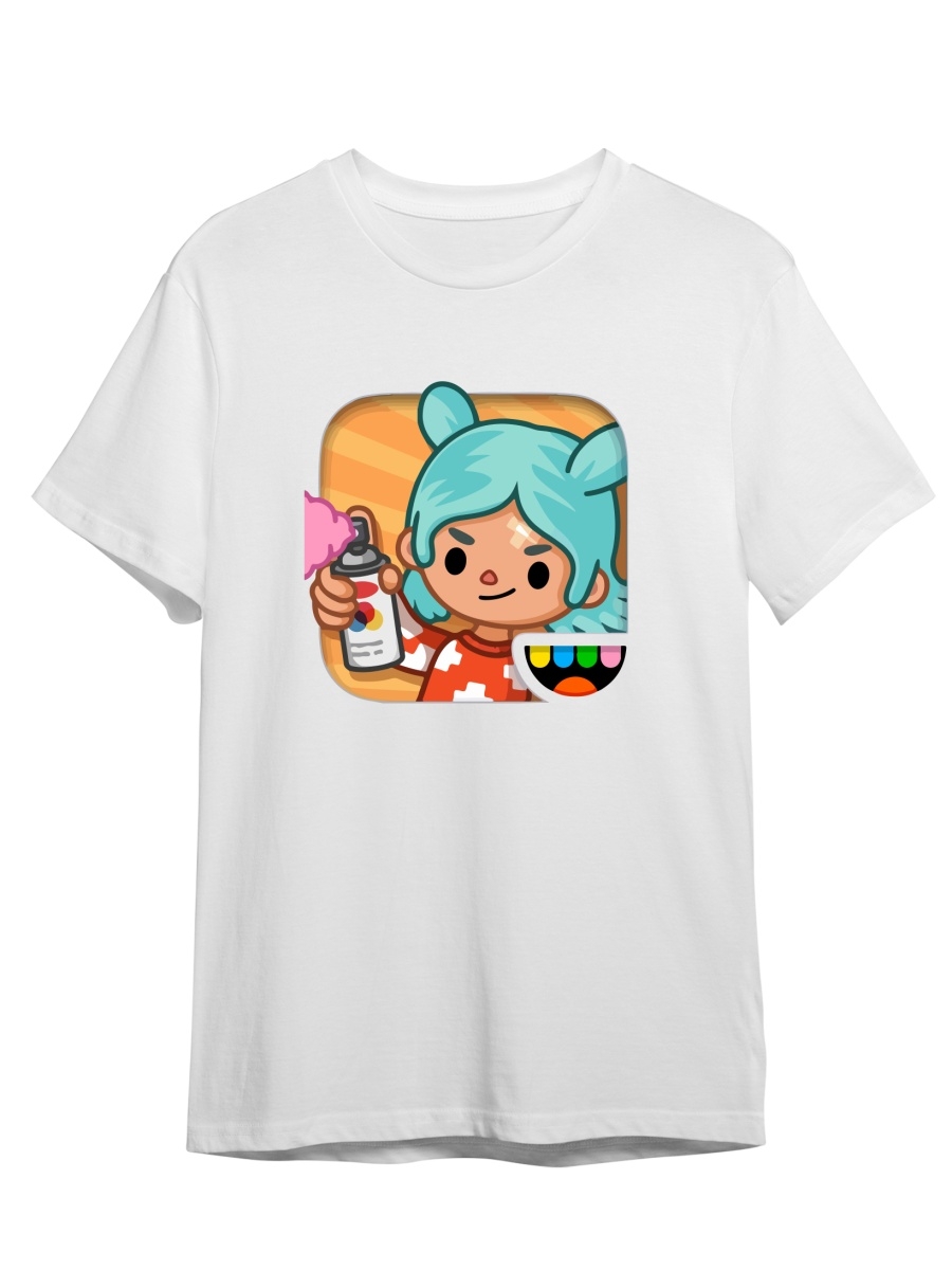 

Футболка унисекс СувенирShop Toca Life World/Тока 4 белая L (48-50), Белый, "Toca Life World/Тока" 4