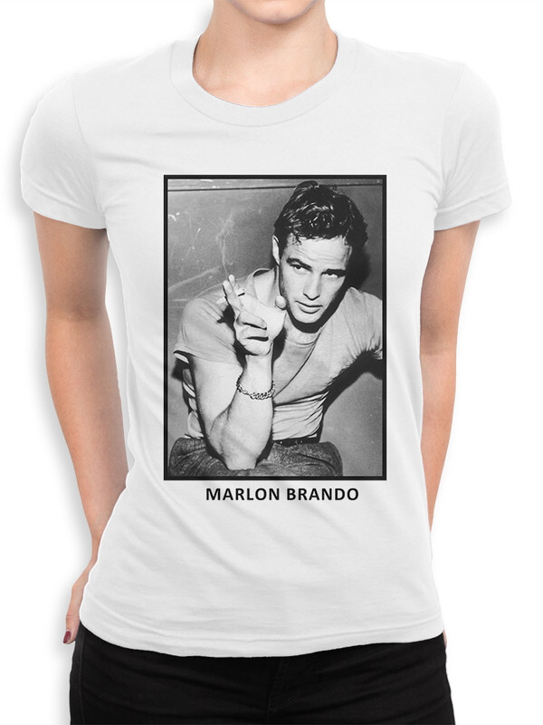 

Футболка женская DreamShirts Studio Марлон Брандо 160-marlonbrando-1 белая L, Белый, Марлон Брандо 160-marlonbrando-1