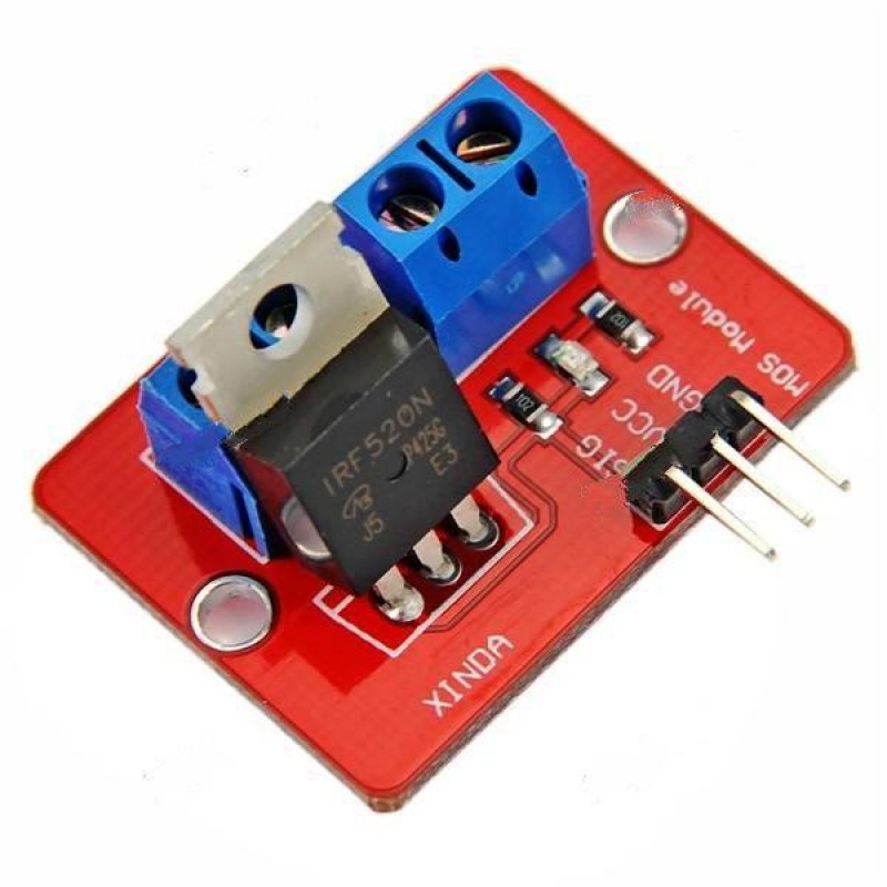 

10 штук, Модуль MOSFET транзистора IRF520 (силовой ключ)