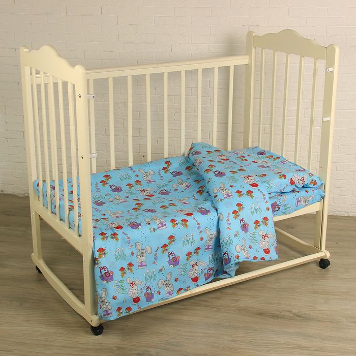 

постельное бельё BABY Лесная сказка, голубой, 112х147 см, 110х150 см, 60х60 см