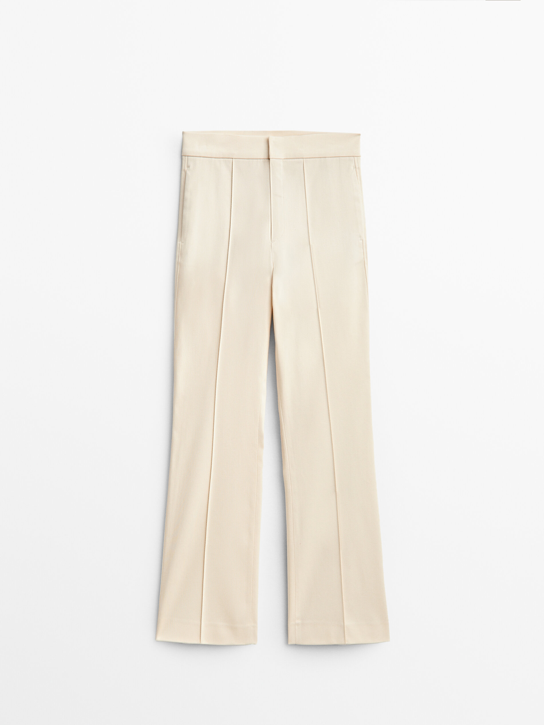 

Брюки женские Massimo Dutti 05008908712 белые 34, 05008908712