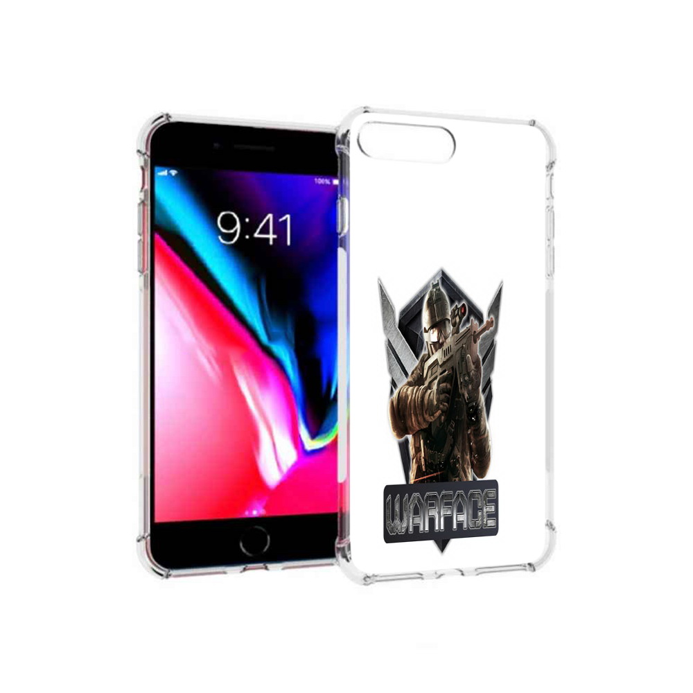 

Чехол MyPads Tocco для Apple iPhone 8 Plus игра про войну (PT70866.609.374), Прозрачный, Tocco