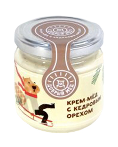 

Крем-мед Добрый мед с кедровым орехом 220 г