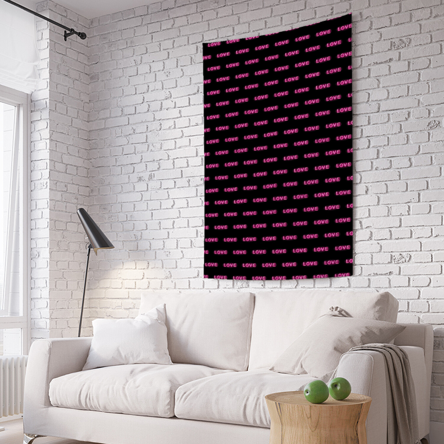 

Вертикальное фотопанно на стену JoyArty love, из ткани, 150х200 см, love